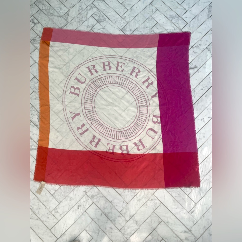 Burberry silk scarf
